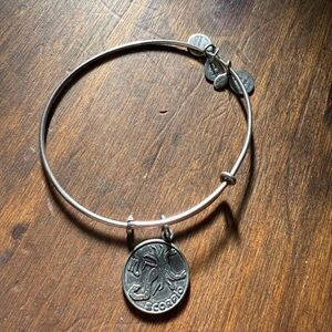 Silver Scorpio Charm Bangle Bracelet Alex & Ani